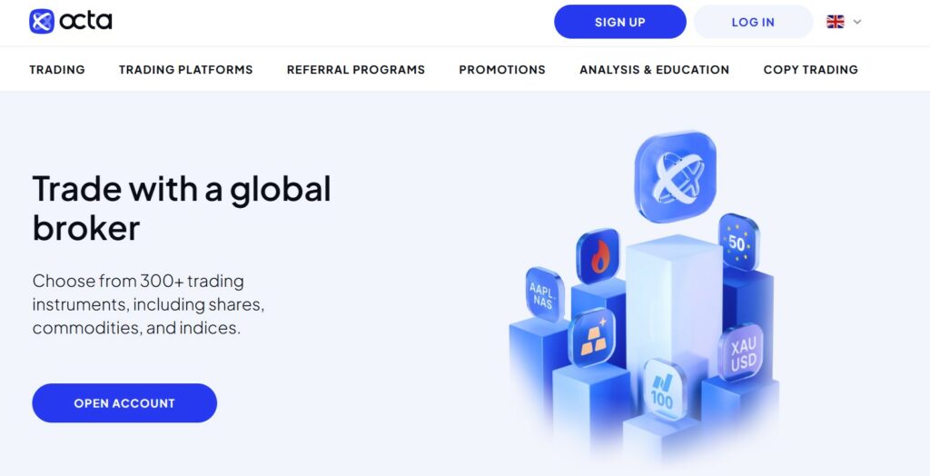 Interface Broker Octa